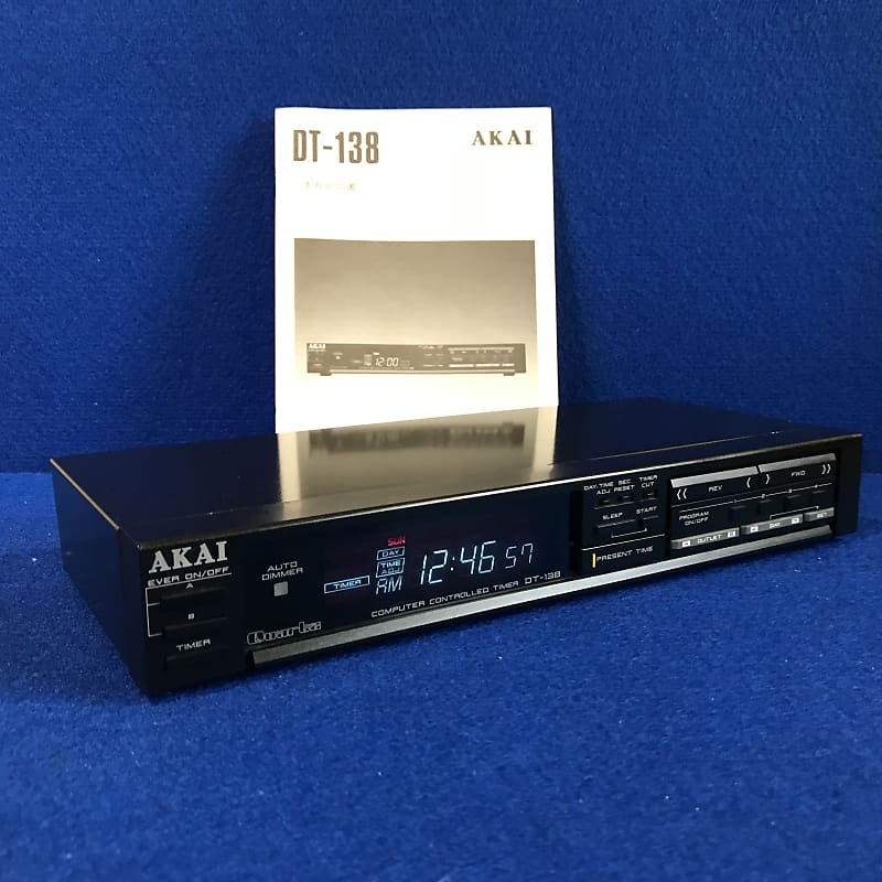Awesome Akai DT-138 Digital Audio Timer with original manual
