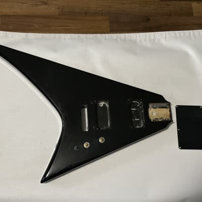 1985 Kramer USA Vanguard RR Rhoads Black Guitar Body Floyd Ready