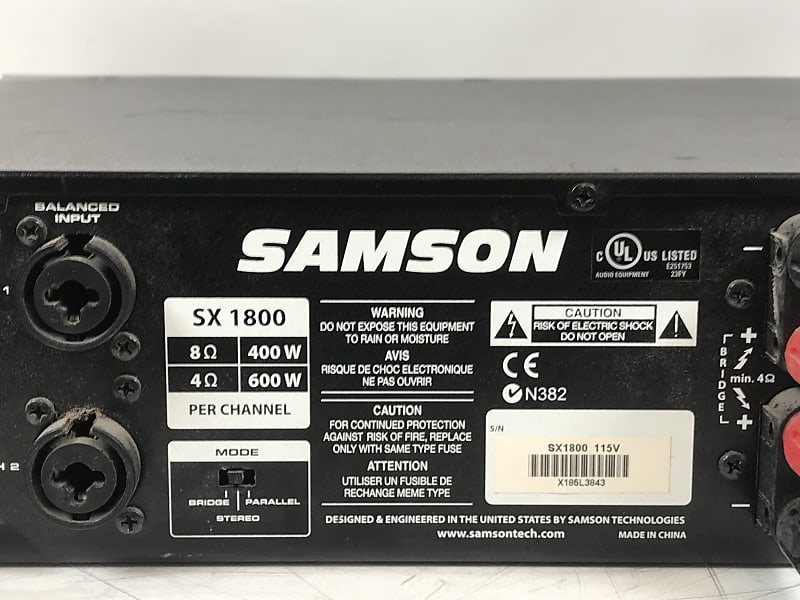 K◇YAMAHA　GQ1031C　SAMSON　SX1800　МDX1600 Samson SX 1800 | Reverb