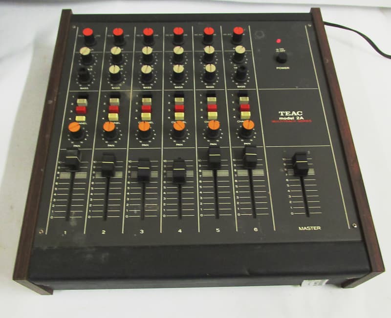 TEAC M2A 6 Channel Analog Mixer / Mic PreAmp VINTAGE Reverb