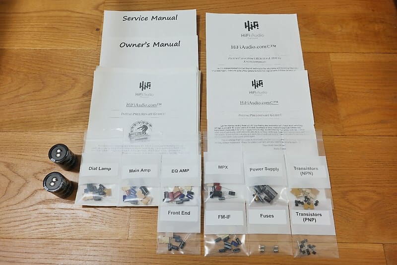 Marantz 2225 restoration kit filter capacitor repair rebuild fix  			