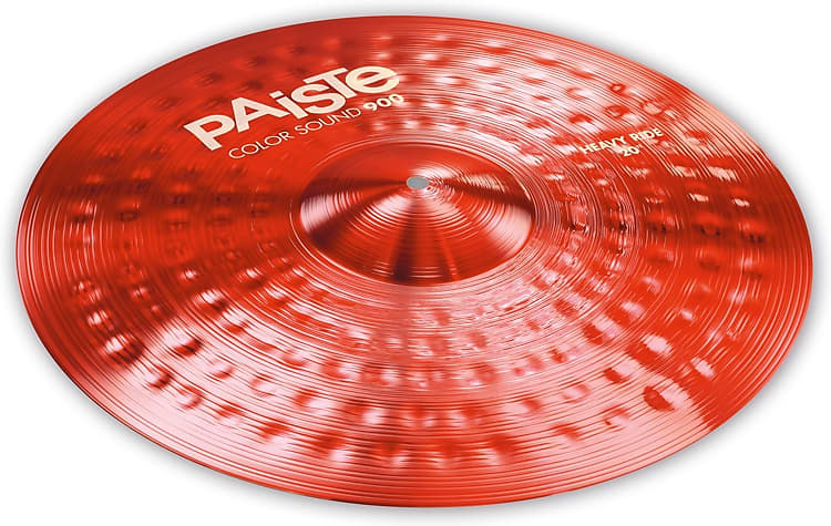 Paiste 20 inch Color Sound 900 Red Heavy Ride Cymbal image 1