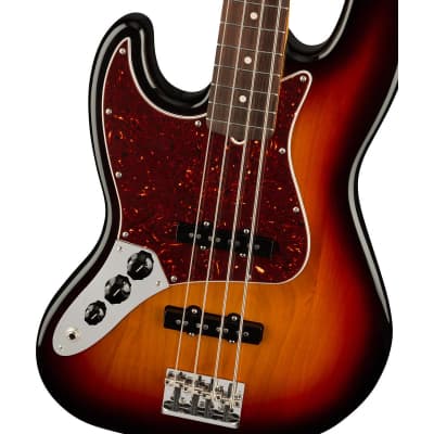 Fender American Professional II Jazz Left-Handed Bass Guitar, Rosewood Fingerboard, 3-Color Sunburst image 3