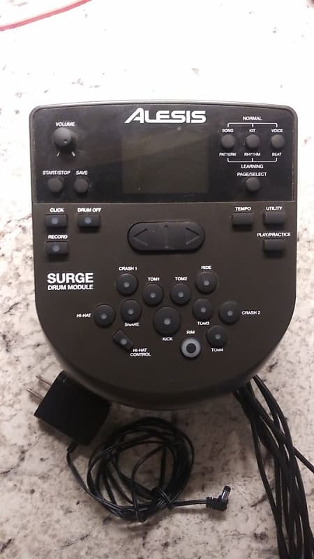 Alesis Surge Drum Module w/ harness, rack clamp, power supply | Reverb