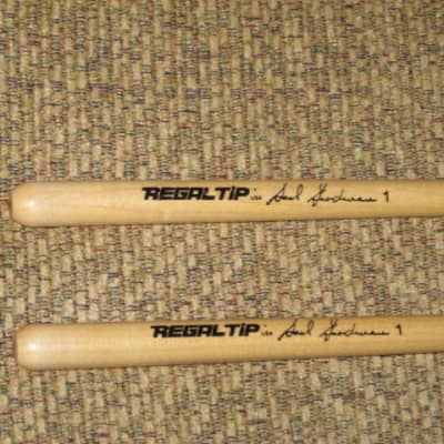 ONE pair new old stock Regal Tip 601SG, GOODMAN # 1, TIMPANI MALLETS HARD, inner wood core covered with first quality white damper felt, hard rock maple haandles / shaft (includes packaging) image 5