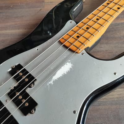 1970's Fresher Japan Personal Precision Bass (Black) image 4
