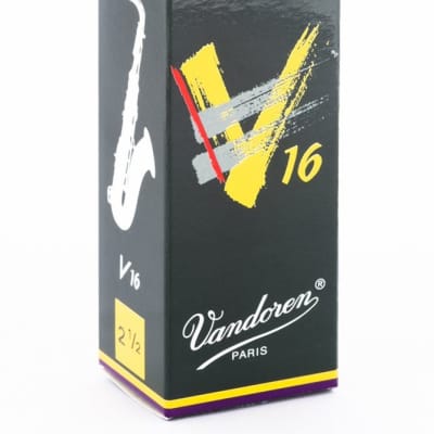 5-Pack of Vandoren 2.5 Tenor Saxophone V16 Reeds image 2