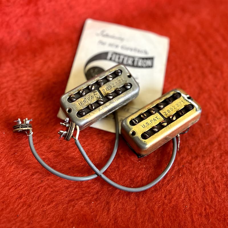 Gretsch Filtertron guitar pickups c 1960 Gold original | Reverb