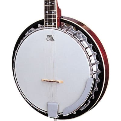 Oscar Schmidt OB5LH Left-Handed 5-String Closed-Back Resonator Banjo, Natural image 2