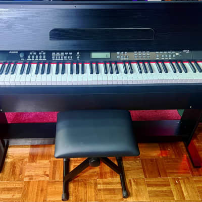Alesis VIRTUE 88-Key Piano w/ Stand & Adjustable Bench & M-Audio BX4BT Speakers