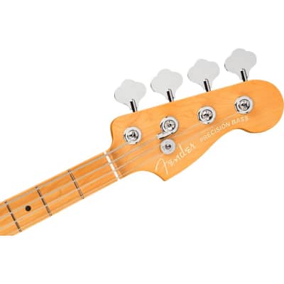 Fender American Ultra Precision Bass®, Maple Fingerboard, Arctic Pearl image 5