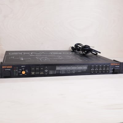 Roland SRV-2000 MIDI Digital Reverb 1980s Black 100V Made in Japan