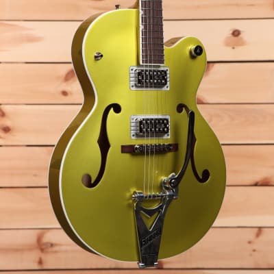 Gretsch G6120T-HR Brian Setzer Signature Hot Rod Hollow Body with Bigsby - Lime Gold - JT22124514 for sale