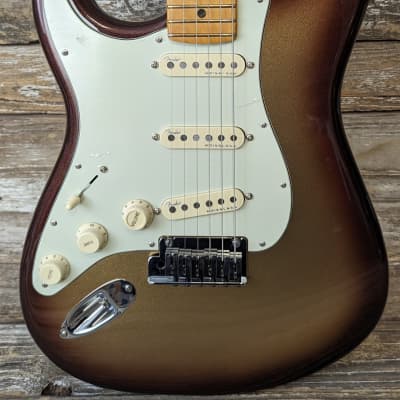 Fender American Ultra Stratocaster Left-Handed Mocha Burst W/cs (Used) image 2