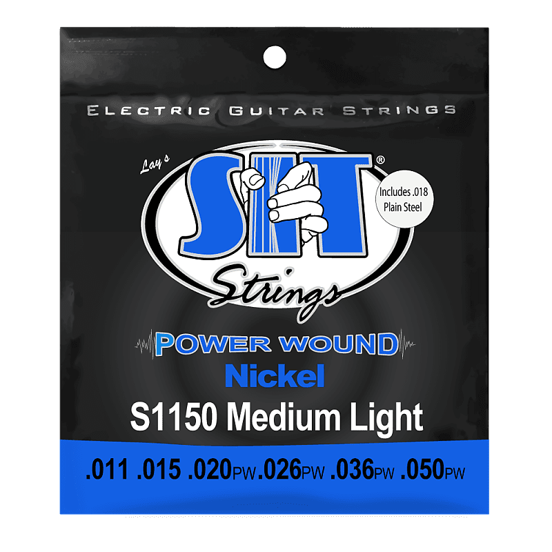 S.I.T. S1150 Medium Light Nickel Wound Electric Guitar String SIT image 1