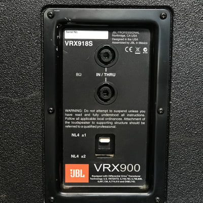 JBL VRX918S 18" High Powered Flying Sub image 7