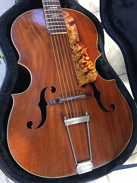 1930s Oscar Schmidt Sovereign Stella Cello Archtop Guitar RARE image 1