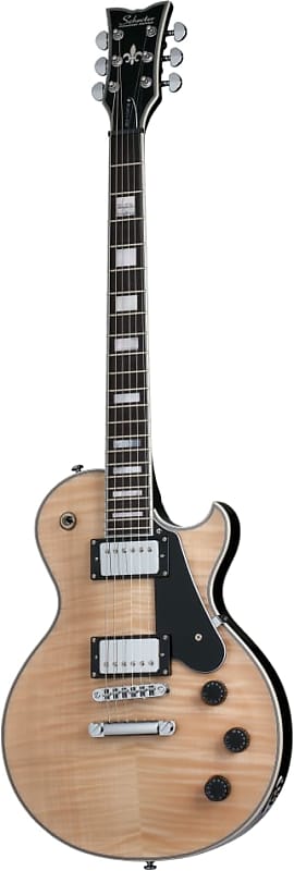 SCHECTER E-Gitarre, Solo-II Custom, Gloss Natural/Black image 1