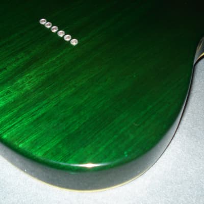 Raven West Semi-Hollow Body Tele - Emerald Quilted Maple image 20