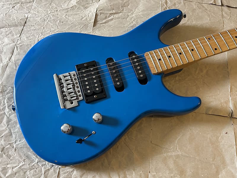 Washburn G-Junior G-JRV late-80s - Blue MIK 25.4scale Small