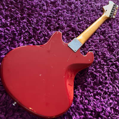Late 1960s Guyatone LG-85T Red Vintage Japanese Electric Guitar image 7