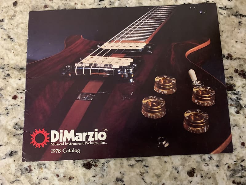 DiMarzio Catalog 1978 Dual Sound Super II Distortion Reverb
