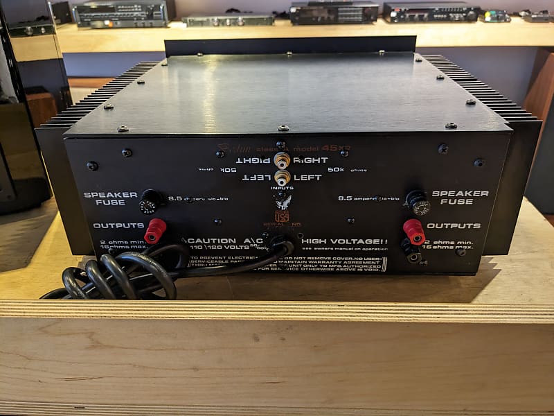 Bedini 100/100 MKII Stereo Power Amplifier - Fully Upgraded Recap