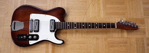 Hoyer Telecaster rare German vintage Schaller parts 1970 Natural Mahogany