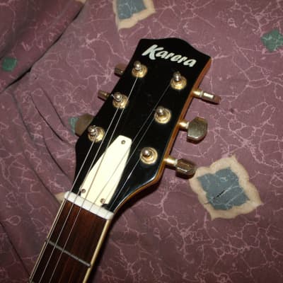 Karera LP-style electric guitar Featherweight 7 1/4 lbs Bigsby-style trem MIK image 4