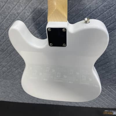 Harley Benton TE-30 BE White SkunkWerx In USA FretWerx Fret Polish and Setup image 12