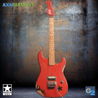 AXN GUITARS [ CUSTOM ORDER THIS ART ] Branded Star for sale