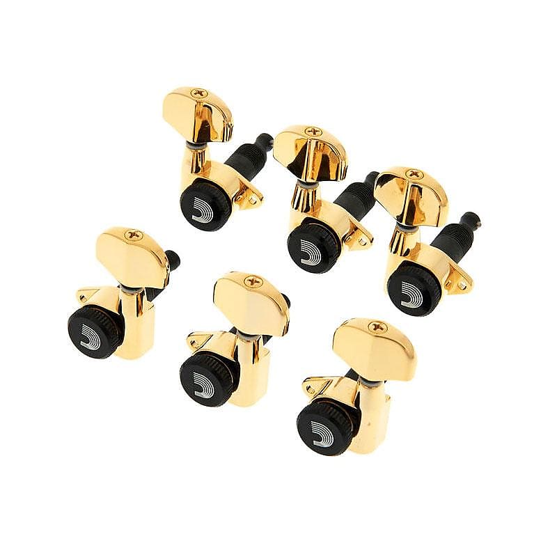 D'Addario 3-Per-Side Auto Trim Tuning Machines Gold PWAT-333L image 1
