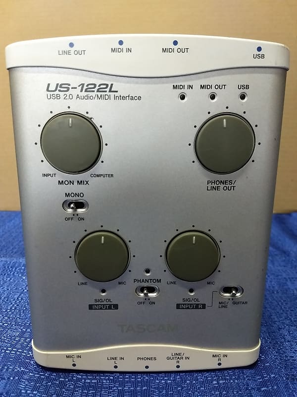 TASCAM US-122L USB 2.0 Audio/MIDI Interface