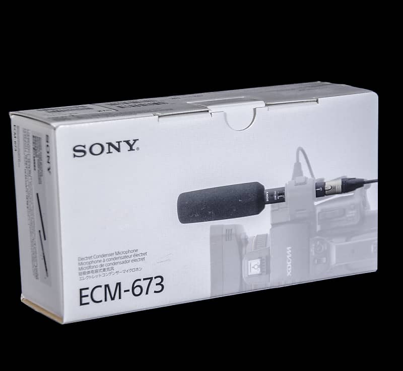 Sony ECM-673/9X Short Shotgun Electret Condenser Type Microphone image 1