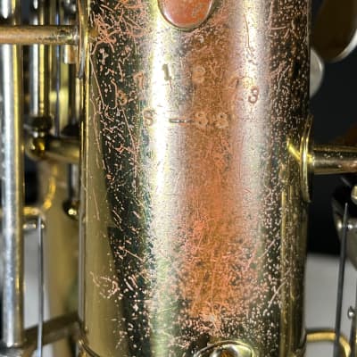 Vintage Buescher S-33 Alto Sax from 1960s original Brass image 14