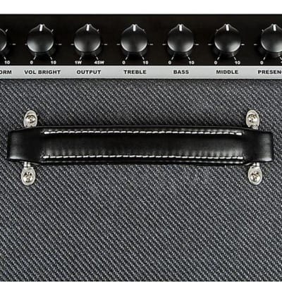 Fender Bassbreaker 45 Electric Guitar Tube Combo Amplifier, Gray Tweed image 4