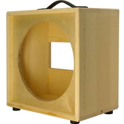 1X15 solid Pine, Raw wood non finish Extension Guitar speaker Empty cabinet image 1