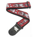 Planet Waves Joe Satriani Woven Adjustable Electric Guitar Strap, Up In Flames
