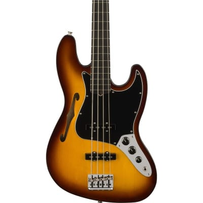 Fender Limited Edition Suona Jazz Bass Thinline, Ebony Fingerboard, Violin Burst for sale