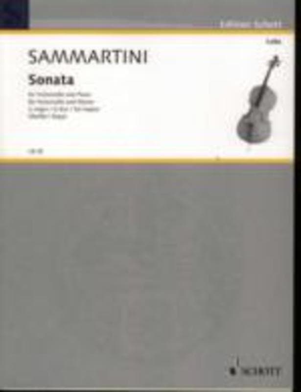 Sammartini Sonata G Major Cello/Piano | Reverb Canada