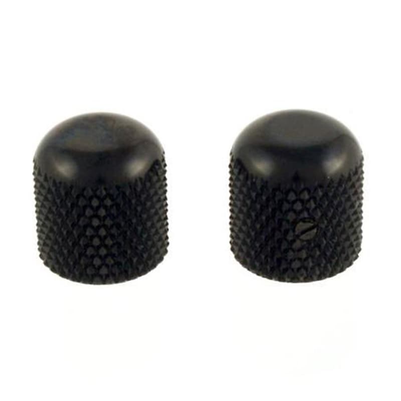 Allparts Metal Dome Guitar Knobs - Black | Reverb