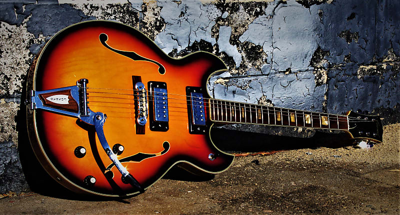 Conrad 40080 Barney Kessel 1973 Sunburst.  Made in Japan. Incredible. Rare. Excellent  Kasuga Guitar image 1