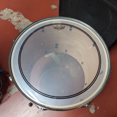 Near New! Pearl Export 16 X 18" Stainless Steel Look Floor Tom - Looks & Sounds Excellent! image 5