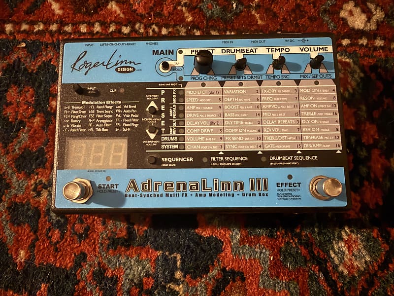 ギター ADRENALINN 3 AdrenaLinn III Guitar Multi Effects Pedal - Basic Operation