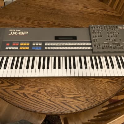 Roland JX-8P 61-Key Polyphonic Synthesizer with PG-800 Programmer 1984 - 1986