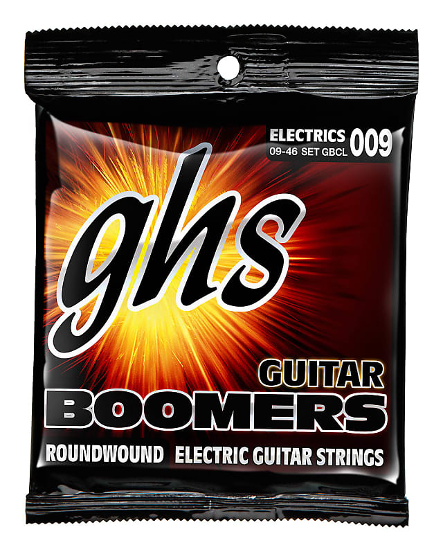 1 Set GHS GBCL Boomers Electric Guitar Strings Custom Light 9-46 image 1