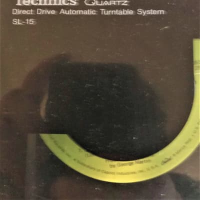 TECHNICS Direct Drive Automatic Turntable System Model SL-15 image 10