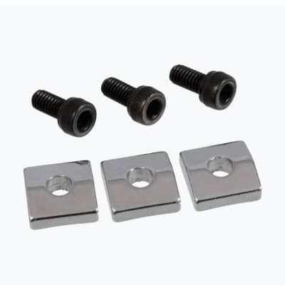 Allparts BP-0116-010 Nut Blocks for Floyd Rose Locking Nuts - Chrome for sale