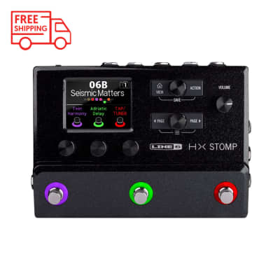 Reverb.com listing, price, conditions, and images for line-6-hx-stomp-guitar-multi-effects-floor-processor