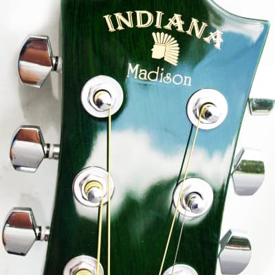 Indiana MAD-QTGR Madison Deluxe Concert Cutaway Spruce Top 6-String Acoustic-Electric Guitar image 2
